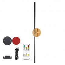 Rechargeable LED Wall Lamp 4400mAh 16H Remote Dimmable Magnetic & Wall Mount Detachable Bars USB Type-C Home Indoor Lighting