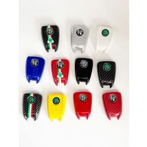 Key Shell Car Emblem For Alfa Romeo 159 Giulietta 147 Giulia Spider Stelvio Quadrifoglio 166 Stelvio Mito Logo Styling Accessory