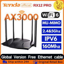 Tenda AX3000 Wifi 6 Mesh WIFI Router 2.4G 5GHz Dual-Band Network RX12 PRO WIFI6 Gigabit