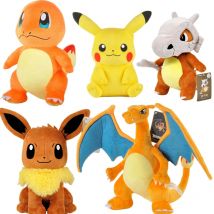 Pokémon pluszowa lalka Pikachued Bulbasaur Jigglypuff Lapras Eevee Anime Pokemoned wypchana zabawka