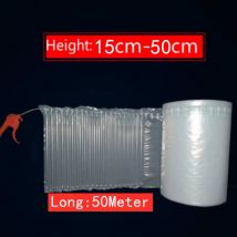 Sacchetti per colonne d'aria da 50 m Borsa per colonna d'aria antiurto Confezione logistica per bobine Disinfezione Bottiglia d'acqua Cosmetici Imballaggio liquido