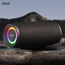 ZEALOT-S56 40W altavoces portátiles subwoofer de graves inalámbrico IPX6 impermeable TWS 8800mAh altavoz de viaje al aire libre Suporrt USB/TF/AUX