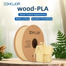 3DHOJOR 3D Drucker Filament HOLZ PLA 1,75 MM 1 KG DIY Holz Spielzeug 3D Druck Material Holz PLA 3D Filament Für Bambu Labor