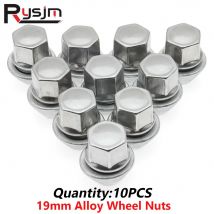 10 Stück m12x1, 5 verchromte 19mm Leichtmetall radmuttern für Ford Fiesta Mondeo C-Max Fokus mk1 mk2 mk3 st rs 19mm Rad reifens ch rauben