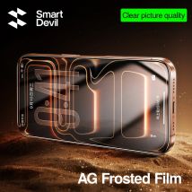SmartDevil HD Szkło Hartowane na Ekran iPhone 17 ProMax, Folia Prywatności na iPhone 17Air 17Pro 16Pro 16, Odporne na odciski palców