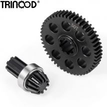 TRINOOD Stahl 50T Zahnradbaugruppe Differentialantriebsrad für MJX Hyper Go 1/14 14210 14302 1/16 16207 16208 H16 H16PL H16DR Teile