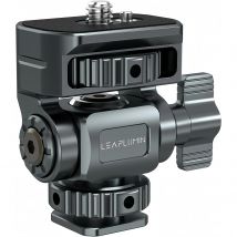 Supporto per monitor da campo Lanxire con pattino freddo e vite da 1/4", 360 °   Girevole e 180 °   Supporto per monitor inclinabile in alluminio per monitor da 5" e 7".