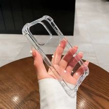 Four Corner Airbag Anti Fall Shockproof Clear Case For iPhone 17 16 15 14 13 12 11 Pro Max Mini 6 7 8 Plus SE For iPhone 17 Air