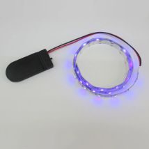 2835 LED-Streifen mit Knopfbatterie 3V DC 60LED/M Flexibles LED-SMD-Band Wasserdichte Heimdekoration 8mm PCB 0,5m 1m 2m