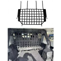 Car Trunk Cargo Isolation Network Pet Safety Mesh 4Door for Jeep Wrangler JK JL Gladiator JT 2007-2023 Interior Accessory Black