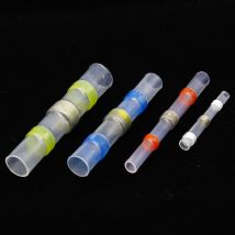 50pcs Waterproof sealed heat shrink tubing AWG12-10 AWG16-14 AWG22-18 AWG26-24 yellow blue  red welded conduit connector termina