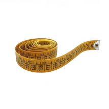 Cinta Métrica de Costura Alfa 150cm Flexible y Suave, Amarilla con Medidas en cm y mm