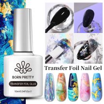 BORN PRETTY Transfer Foil Nail Gel Polish Semi-Permanant Varnish For Adhesive Sticker Nail Glue Soak