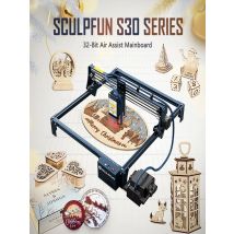 SCULPFUN S30 Pro Max Laser Engraver Set 935*905 MM Working Area with Automatic Air-assist 20W CNC Laser Cutter Engraver Machine