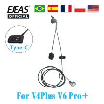 EJEAS Typ-C-Schnittstelle In-Ear-Kopfhörer, geeignet für V4 Plus/V6pro+ Motorradhelm Bluetooth-Gegensprechanlage