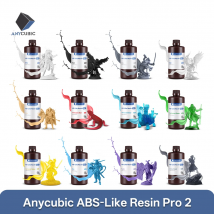 Najnowsza żywica Anycubic ABS-Like+ Pro 2 Szybkie utwardzanie UV 405nm Standardowa żywica fotopolimerowa ABS 3D Wysoka precyzja dla LCD