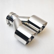 sebringDual Punta di scarico Ingresso da 2 1/2 pollici Uscita da 3 1/2 pollici Lunghezza 8" Punte per tubo di scarico in acciaio inossidabile 304 lucidato Spessore 1,2 mm