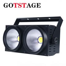 220W 2 occhi LED COB DMX Flood Blinder luci di Natale Bianco caldo freddo DJ pubblico Effetto di illuminazione scenica Disco Bar Festa di nozze