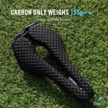 RYET Full Carbon 3D-gedruckter Fahrradsattel, 156 g, Rennrad-MTB-Teile, Racing, 7 x 9 mm, flacher Spur, Sessel, Radfahren, Fahrradzubehör