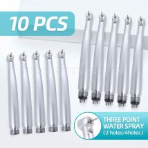 10 SZT./Zestaw LED Wysokoobrotowa Końcówka Dentystyczna do Turbiny Powietrznej Końcówki Dentystyczne B2 M4 z Przyciskiem Ceramiczne Łożysko Końcówka Dentystyczna