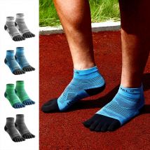 Five-finger Socks Low-thin Running Blister Prevention Stockings Coolmax Men Quick-drying Solid Color Cycling Sports