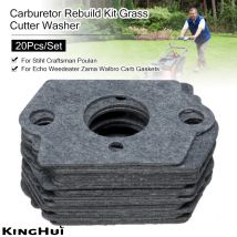 20 Pz/set Kit di Ricostruzione Carburatore Rondella Tagliaerba Per Stihl Artigiano Poulan Per Echo Weedeater Zama Walbro Carb Guarnizioni