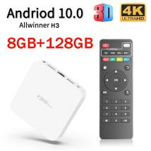 Mini TV Box T95 Android 10 Smart 8GB 128GB Allwinner H3 Quad Core UHD10 HD 4K 3D H.265 4G Wi-Fi TV Spagna IPTV
