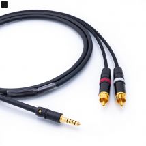 ■ Giappone Mogami 2534 Hifi Cavo audio bilanciato da 4,4 mm a 2rca maschio Neutrik Rean Mps Spine placcate in oro |    Cavo amplificatore lettore