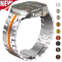 Edelstahl-Metallarmband für Apple Watch Band Ultra 3 2 49 mm 46 mm 44 mm 42 mm 45 mm 41 Armband Iwatch Serie 11 10 9 8 7 6 5 SE