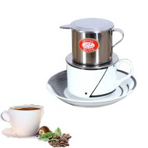 Kaffeefilter Edelstahl Maker Topf Infuse Cup Serving Köstlicher tragbarer vietnamesischer Kaffee-Tropffilter aus Edelstahl