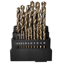 ALLSOME M42 HSS Twist Drill Bit Set 3 Edge Head 8% High Cobalt Drill Bit for Stainless Steel Wood Metal Drilling