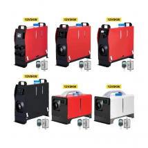 SucceBuy Riscaldatore per auto 5/8KW Riscaldatore d'aria diesel tutto in uno 12V con telecomando silenziatore per riscaldatore diesel per parcheggio camion barca camper