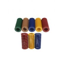 Creamily 2PCS/Lot Mold Spring OD=12mm ID=6mm Length=20-100mm Stamping Compression Springs Loading Yellow/Blue/Red/Green/Brown