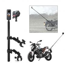 Motocyklowy panoramiczny kij do selfie do monopodu insta360 One X2 X3 Uchwyt na kierownicę do GoPro Max Hero 11 Akcesoria