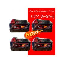 For Milwaukee 18V battery M18-HB3 high energy battery  12AH ,for  original Milwaukee M12-18FC charger 48-11-1815