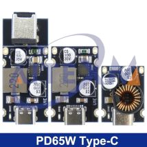 1 Stück QC4.0 QC3.0 Typ-C USB PD65W Schnellladeadaptermodul DC8-32V 3,25A 65W Step-Down-Modul für Huawei SCP/FCP Apple PD