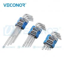 Durevole metrico corto braccio lungo Torx set di chiavi al cromo vanadio chiave a stella utensile manuale cacciavite T10 T15 T20 T25 T27 T30 T40 T45 T50