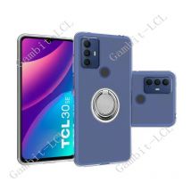 Per TCL 306 305 30 SE 6102D, 5164D X668, 6102H supporto per anello posteriore staffa per telefono custodia morbida in Silicone TPU originale antiurto