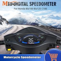 Universal Motorrad Tachometer Für Honda BIZ100 Biz100 C100 Dashboard Digital LED RPM Geschwindigkeit Ölstand Meter mit Blinker
