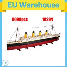 9090 Teile Großes Kreuzfahrtschiff-Bausteinset Raumdekoration Erwachsenen-Dampfschiffmodell Bausteine Geburtstagsgeschenk Kompatibel mit 10294