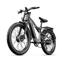 Shengmilo S600 Bici Elettrica Per Adulti 2000W Doppio motore Bicicletta Elettrica 26 Pollici Fat Tire e Bike 48V 17.5AH Batteria Rimovibile e bike E-Mountain bike da uomo Gamma 50-80 km