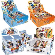 KAYOU Genuine Naruto Cards Box Anime Figure Card Booster Pack Sasuke Collection Flash Card Toy Urodzinowy prezent świąteczny dla dzieci