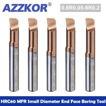 AZZKOR MTR Bohrwerkzeuge mit kleinem Durchmesser, Wolframstahl, Hartmetall, CNC-Maschine, seismisch beständig, Innenbohrloch-Drehwerkzeug