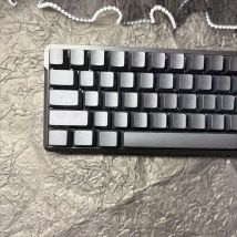 68 Tasten, schwarze, leere Tastenkappen, PBT-Material, undurchsichtig, DIY, kreativ, nur kompatibel, 68 Layouts, mechanische Tastatur-Tastenkappen
