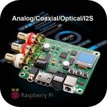 Nvarcher HIFI DAC Decoder Raspberry Pi Koaxial Fiber Optic I2S Digitale Soundkarte 384KHz 32Bit