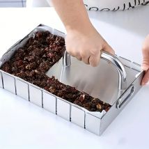 1pc in acciaio inossidabile pressa per hamburger compattatore per impasto con manico strumento di cottura da cucina per pasticceria torte biscotti accessori da cucina