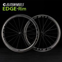 ELITEWHEELS EDGE 40mm 50mm Ultralekki zestaw kół z włókna węglowego 1291g Szosowy zestaw kół z hamulcem na obręczy System grzechotki 36T Skrzydło 20 szprych