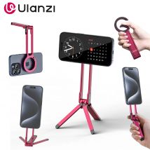 Ulanzi MA30 Treppiede magnetico bifacciale con fibbia Smartphone Cellulare Selfie Stick per Magsafe iPhone 16 15 14 13 12 Pro Max