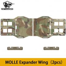 2 Stück Molle Expander Flügel taktische Weste Platte Träger Expander Montage Plattform Messer Beutel Halter mk5 Brust Rig Zubehör