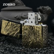 Zorrobrass Nowa Zapalniczka Nożowa Ręcznie Robiona Wykwintny Grawer Kreatywna Personalizowana Zapalniczka do Papierosów Prezent dla Mężczyzn Zapalniczka Palnikowa